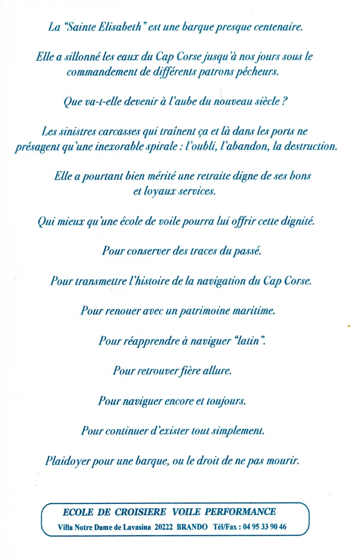 Le Plaidoyer