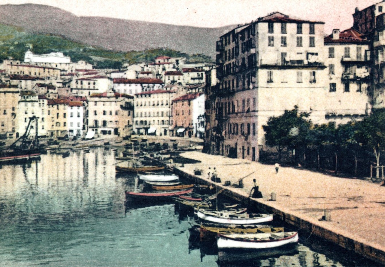 La Sainte Elisabeth - Vieux port de Bastia quai nord 1925