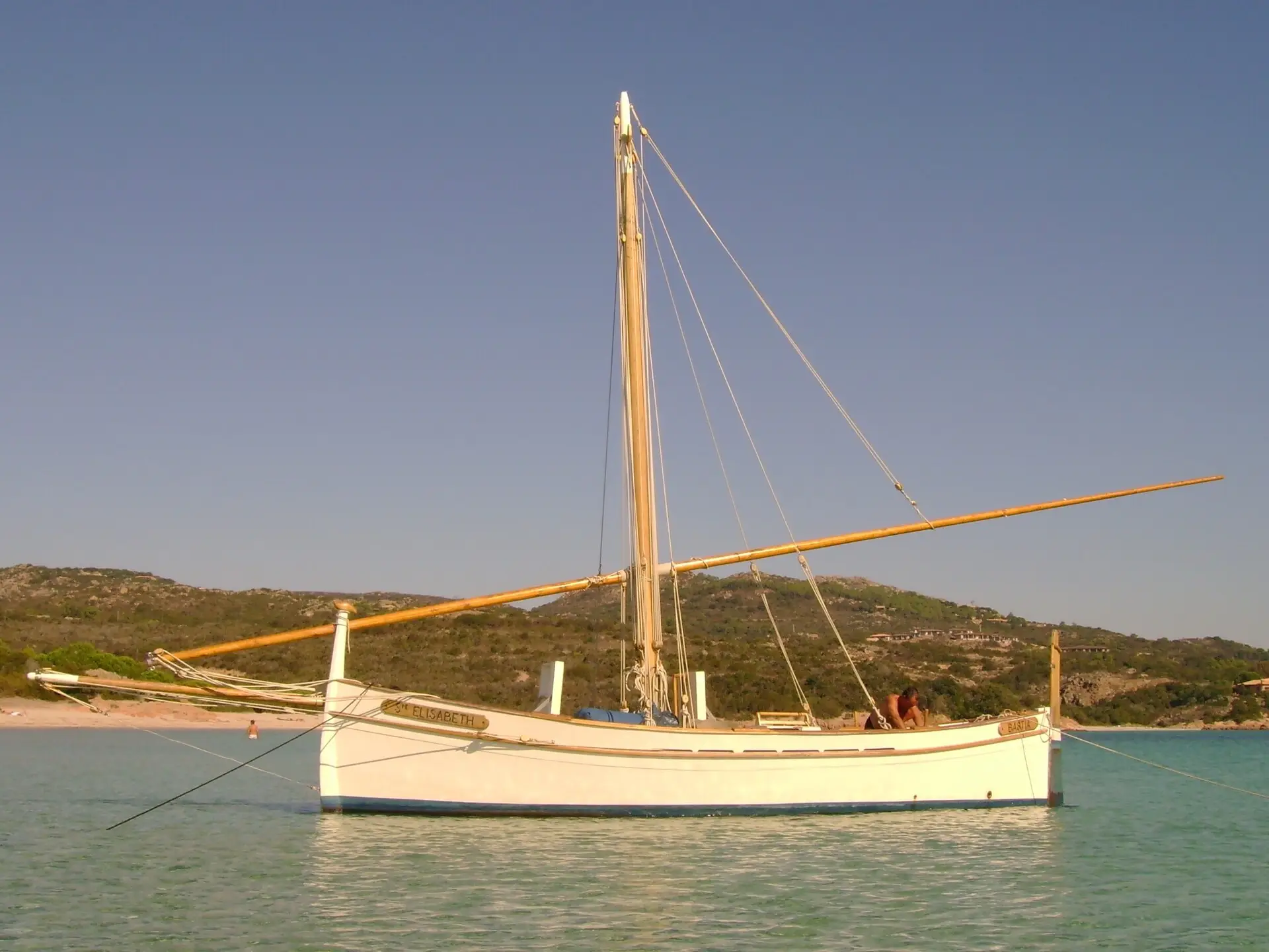 Mouillage à la plage de Rondinara